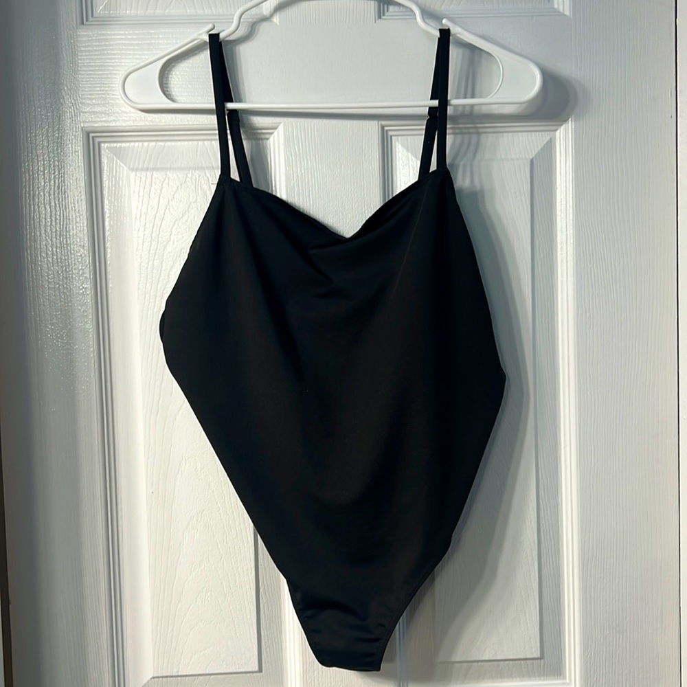 Black tank bodysuit